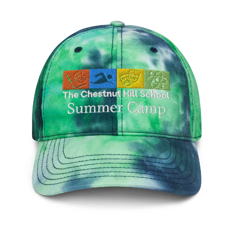 eco-friendly camping wipe sacks-Chestnut Hill School Tie Dye Cap - Modern