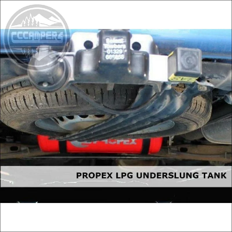 heavy-duty camping mat sacks-Propex Heatsource Underslung LPG Vapour Tank Fitted in a CCCAMPERS Camper