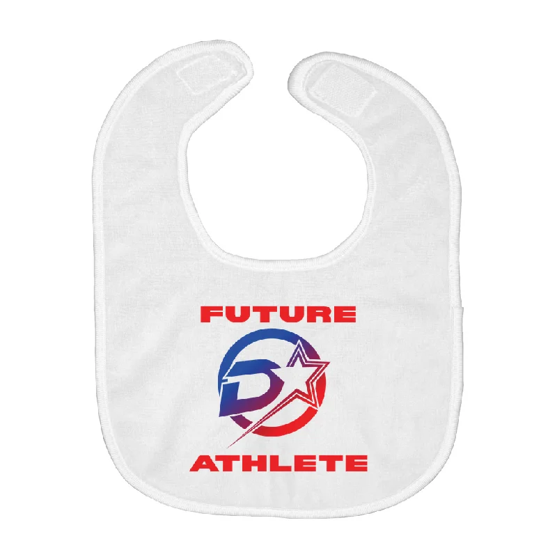 versatile camping stove sacks-Team Dallas Baby Bib - Blue/Red D star Future Athlete