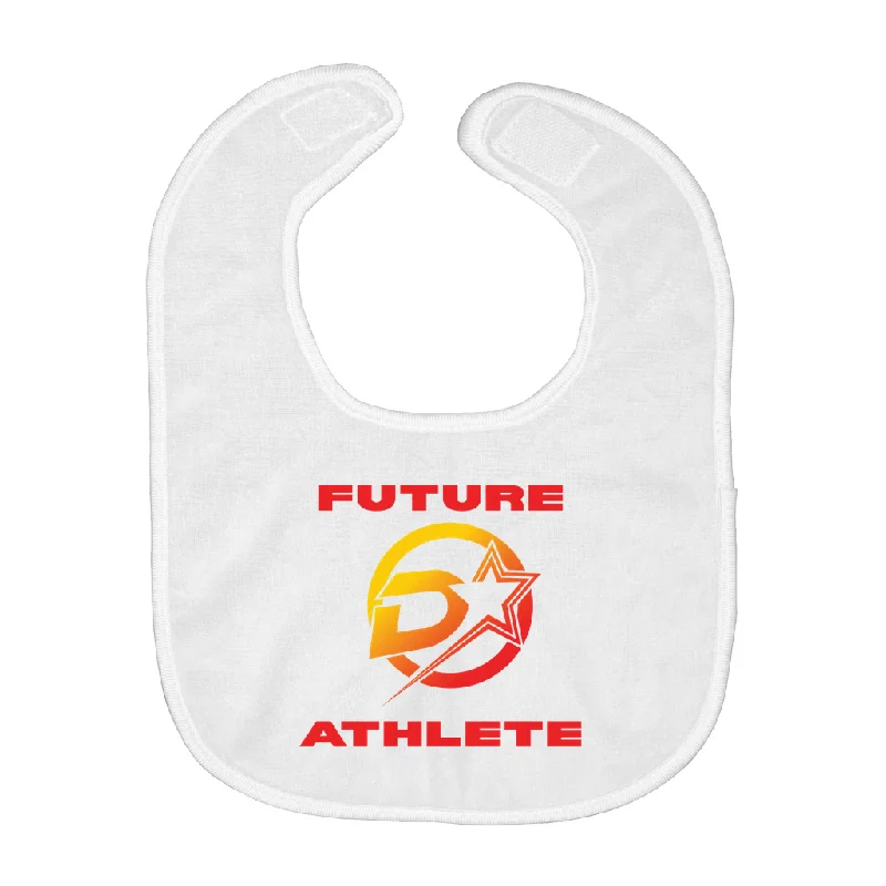 high-quality camping fire sacks-Team Dallas Baby Bib - Red/Yellow D star Future Athlete