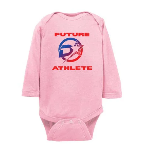 durable camping torch sacks-Team Dallas Long Sleeve Infant Fine Jersey Bodysuit - D Star Future Athlete