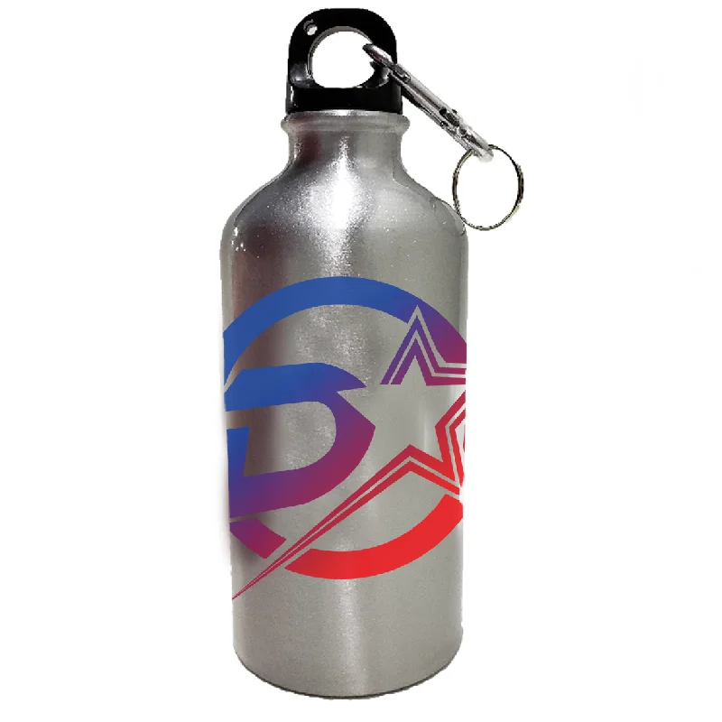 durable camping tent sacks-Team Dallas Stainless Steel Water Bottle - Blue/Red D Star