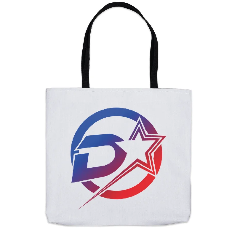 versatile camping stove sacks-Team Dallas Tote Bag - Blue/Red D Star