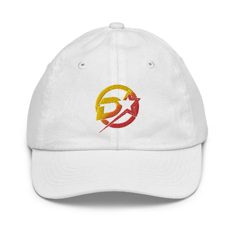 high-performance camping head sacks-Team Dallas Youth Baseball Cap - Red/Yellow D Star