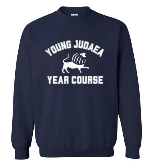 lightweight camping snack sacks-Young Judaea Israel Crewneck Sweatshirt - Year Course Collegiate