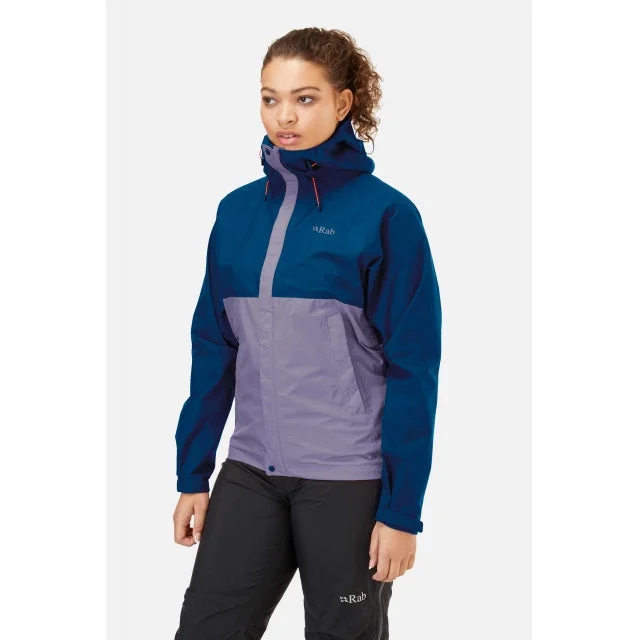 Camping hiking trail dive-Women's Downpour Eco Waterproof Jacket