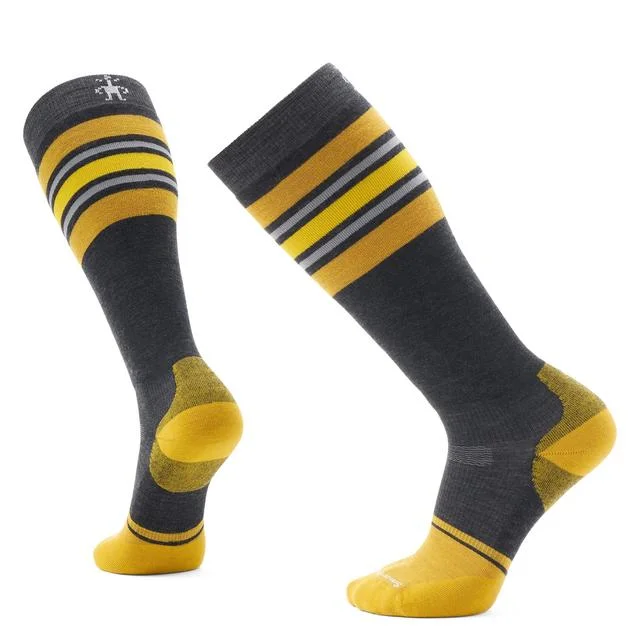 Camping hiking gear lift-Snowboard Stripe Extra Stretch Over The Calf Socks