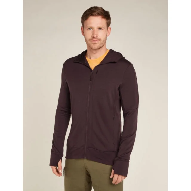 Camping hiking nature gifts-Men Merino 260 Quantum LS Zip Hoodie