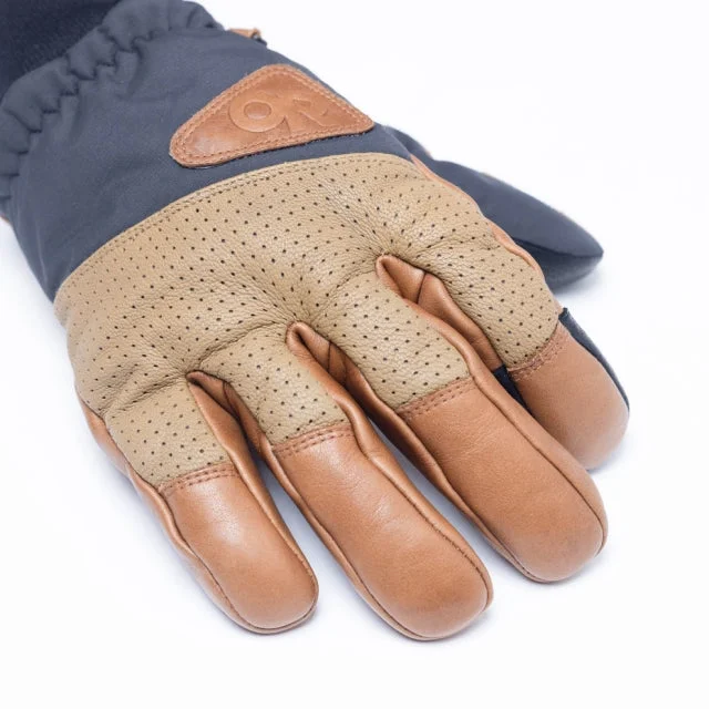 Camping hiking trail loose-Snowcrew Leather Gloves