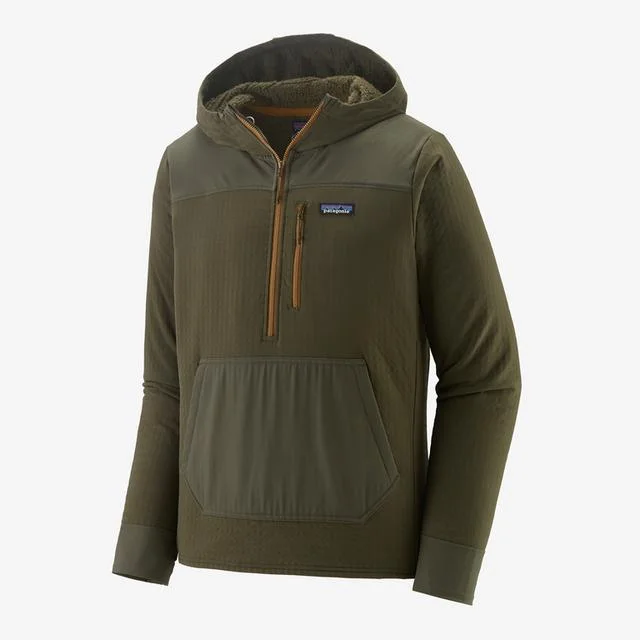 Camping hiking trail turn-Men's R2 TechFace Pullover