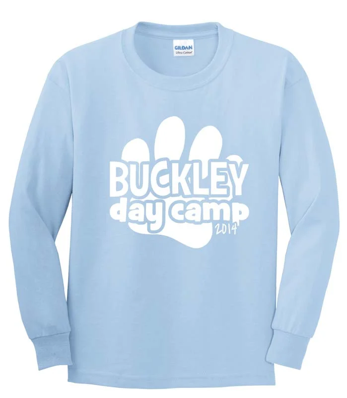 Camping hiking trail patch-Buckley Long Sleeve Tee