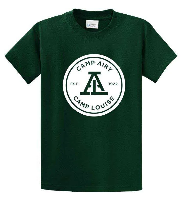 Camping hiking nature gems-Camps Airy & Louise Logo Tee