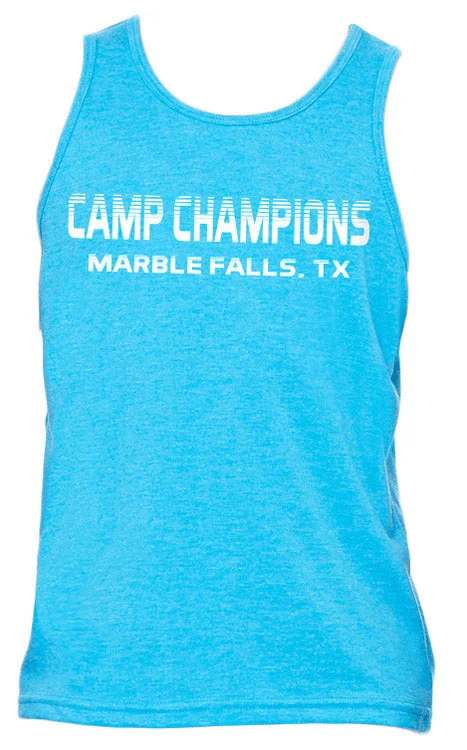 Camping hiking trail frontiers-Camp Champions NEON Tank