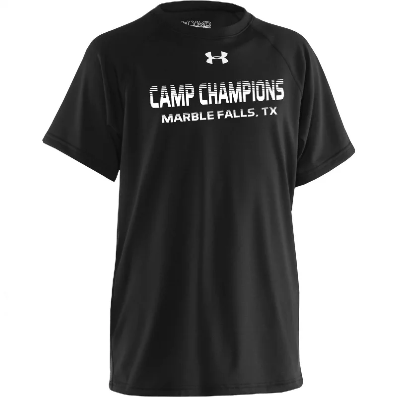 Camping hiking outdoor fun-Camp Champions Under Armour Tee