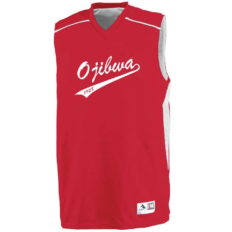 Camping hiking trail tide-Camp Ojibwa Reversible Basketball Jersey