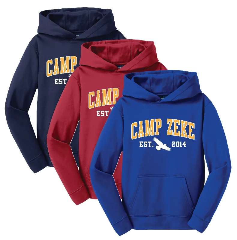 Camping hiking gear discounts-Camp Zeke Performance Hoodie