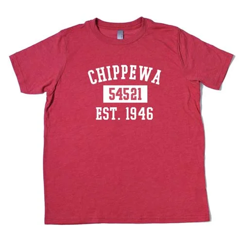 Camping hiking trail spans-Chippewa Ranch Camp Established Tee