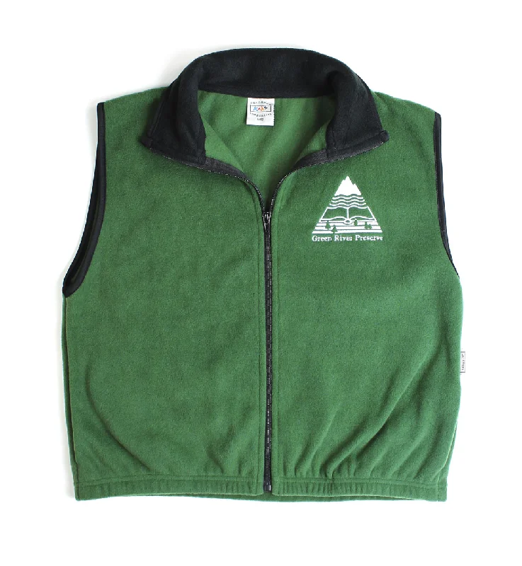 Camping hiking gear wave-GRP Embroidered Fleece Vest