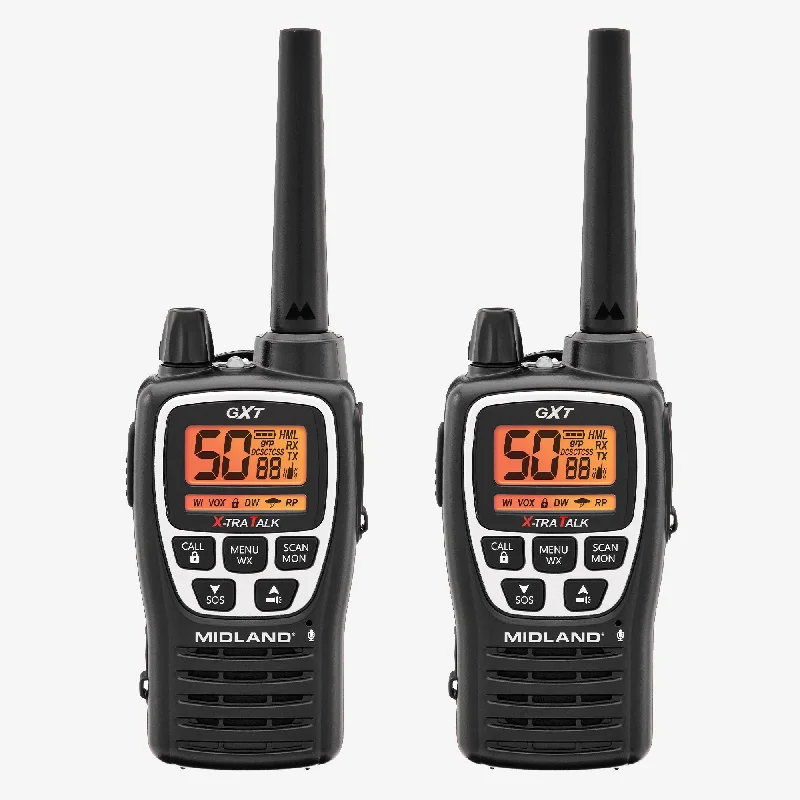 Camping hiking trail quiet-GXT3000 GMRS Walkie Talkie 2 Pack - GXT3000VP4