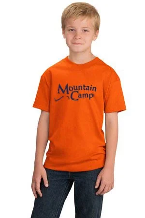 Camping hiking gear pulse-Mountain Camp Logo Tee