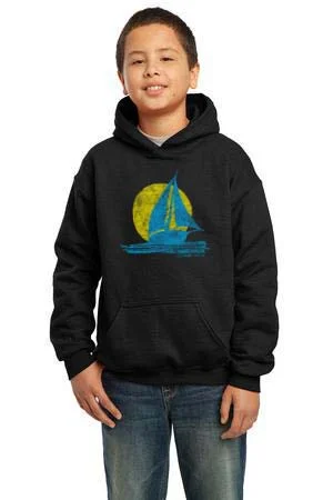 Camping hiking trail sleek-Mountain Camp Sunset Hoodie