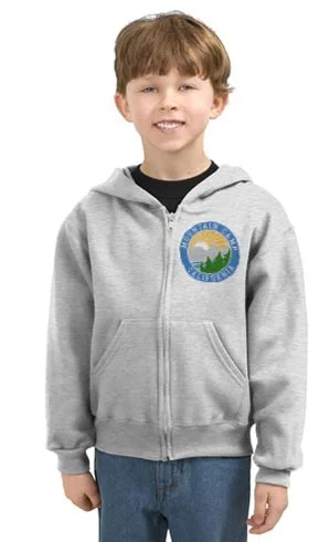 Camping hiking trail quiet-Mountain Camp Zip Hoodie