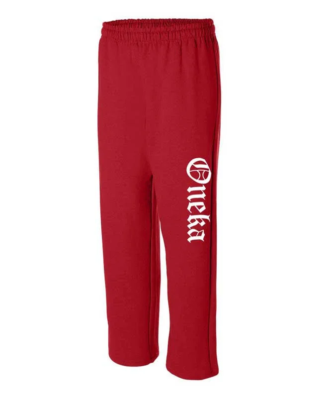 Camping hiking gear thrill-Oneka Open Bottom Sweatpants