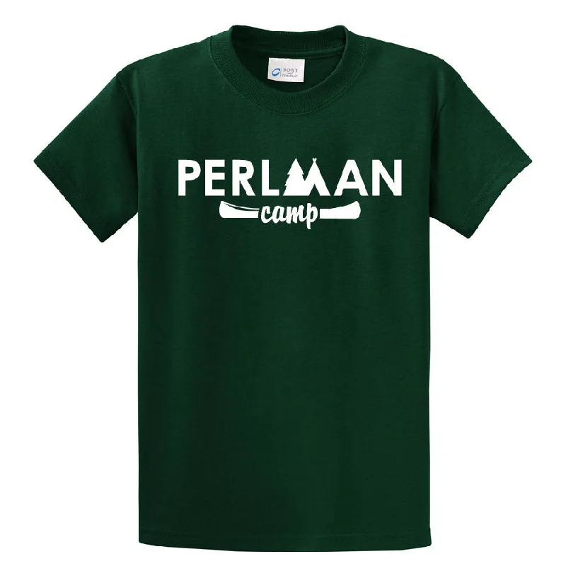 Camping hiking trail dash-Perlman Canoe Tee