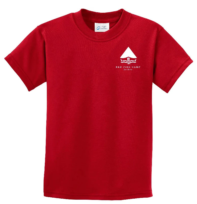 Camping hiking trail grand-Red Pine Camp Logo Tee