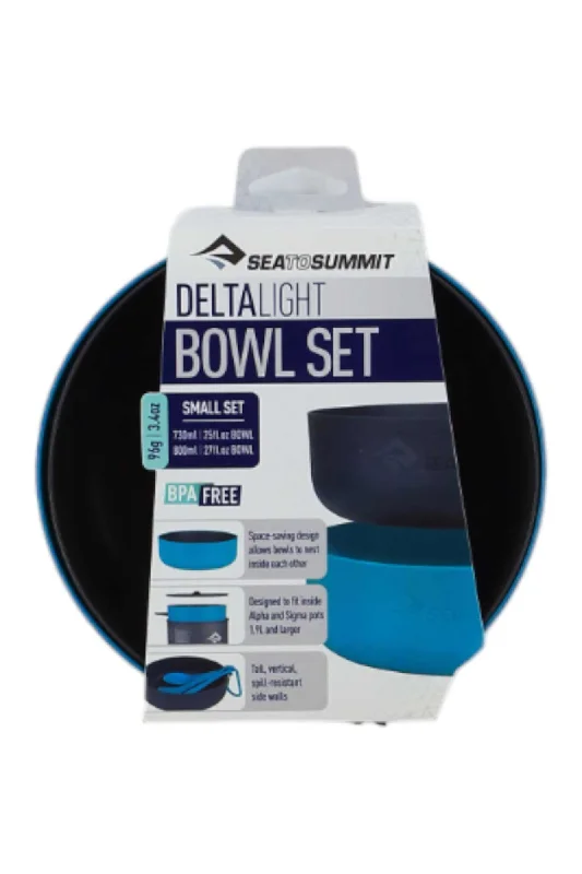 Camping hiking nature tune-Sea to Summit Delta Light Bowl Set