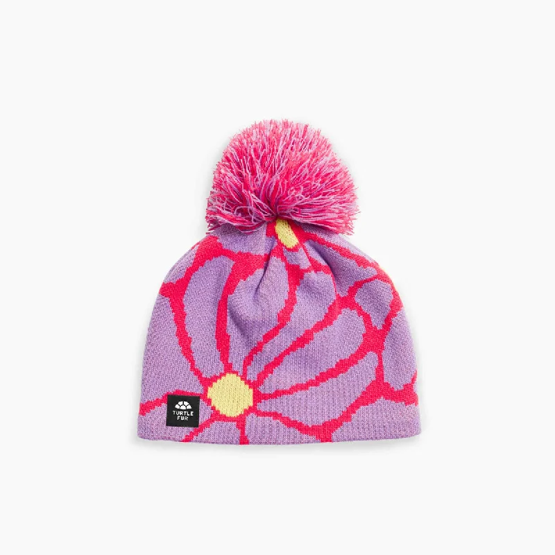 Camping hiking trail join-Bloom Bloom Pom Beanie - Lava