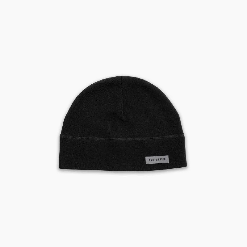 Camping hiking gear lift-Carefree Merino Wool Beanie - Black