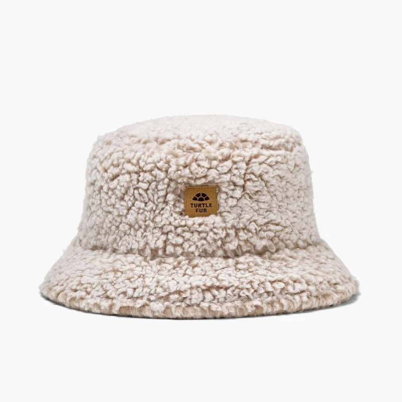 Camping hiking trail legends-Comfort Lush Stomp Bucket Hat - Natural