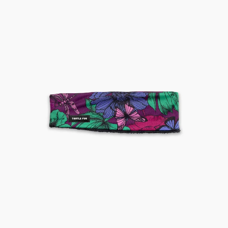 Camping hiking trail dip-Comfort Shell Plush Lined Headband - Alchemists Garden