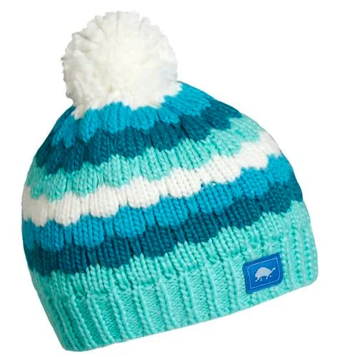 Camping hiking outdoor vibe-Kids' Acrylic Jocelyn Beanie - Turquoise