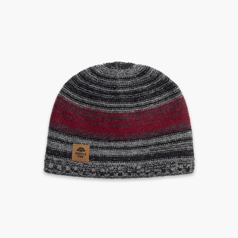 Camping hiking trail zone-Lambswool Rufus Beanie - Carbon