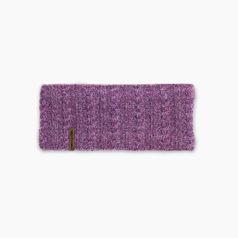 Camping hiking gear flow-Lambswool Tara Headband - Amethyst