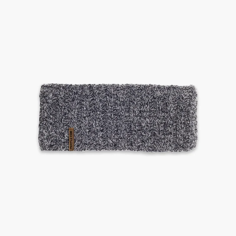 Camping hiking nature chill-Lambswool Tara Headband - Carbon