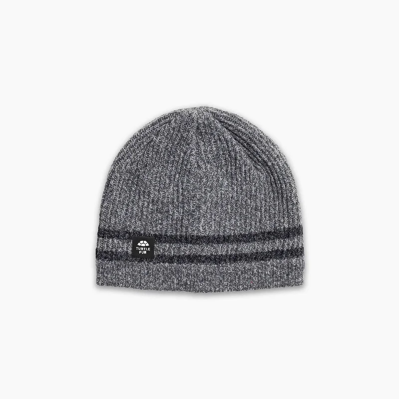 Camping hiking trail puff-Ocean Ragg Mr. Happy Beanie - Charcoal