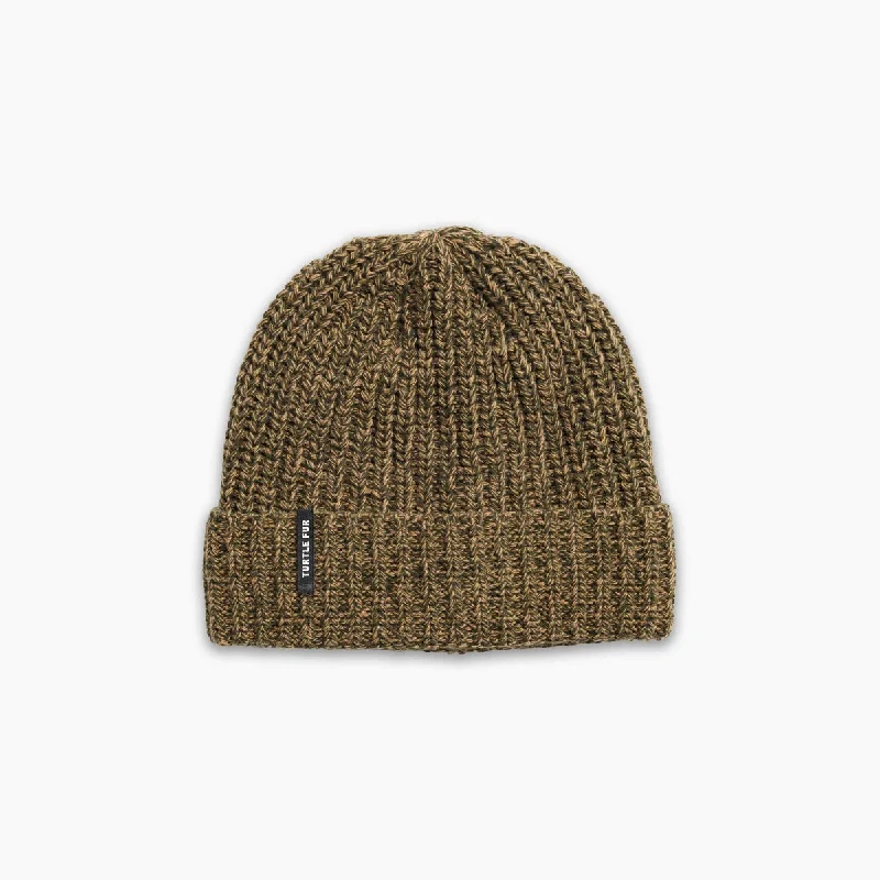 Camping hiking gear vibe-Ocean Ragg Wool Ethan Beanie - Hay