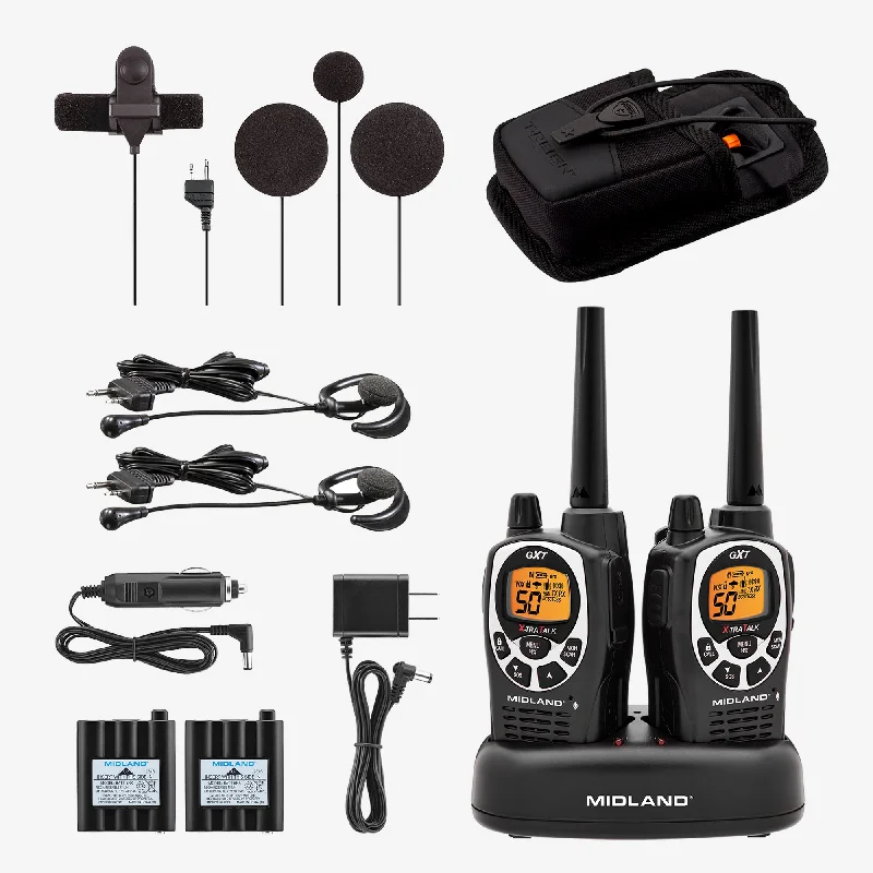 Camping hiking gear lift-GXT GMRS Action Sports Helmet Communication Bundle - COMMKITVPG